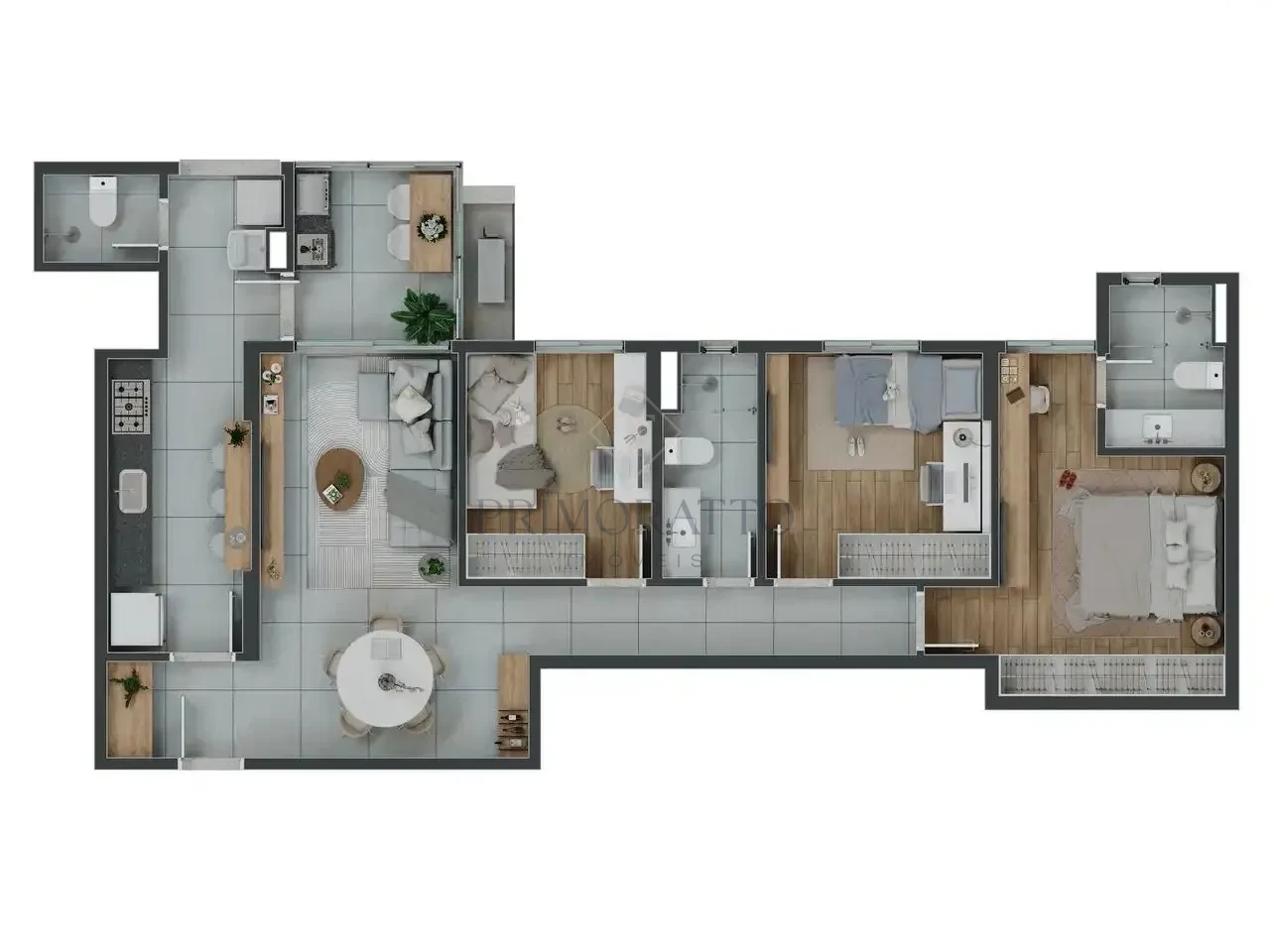 Mont Blanc · Finais 04 e 06 · 92,53 m²