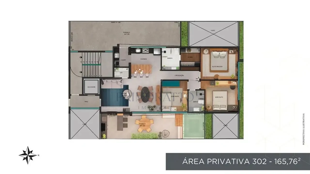 Area Privativa 302