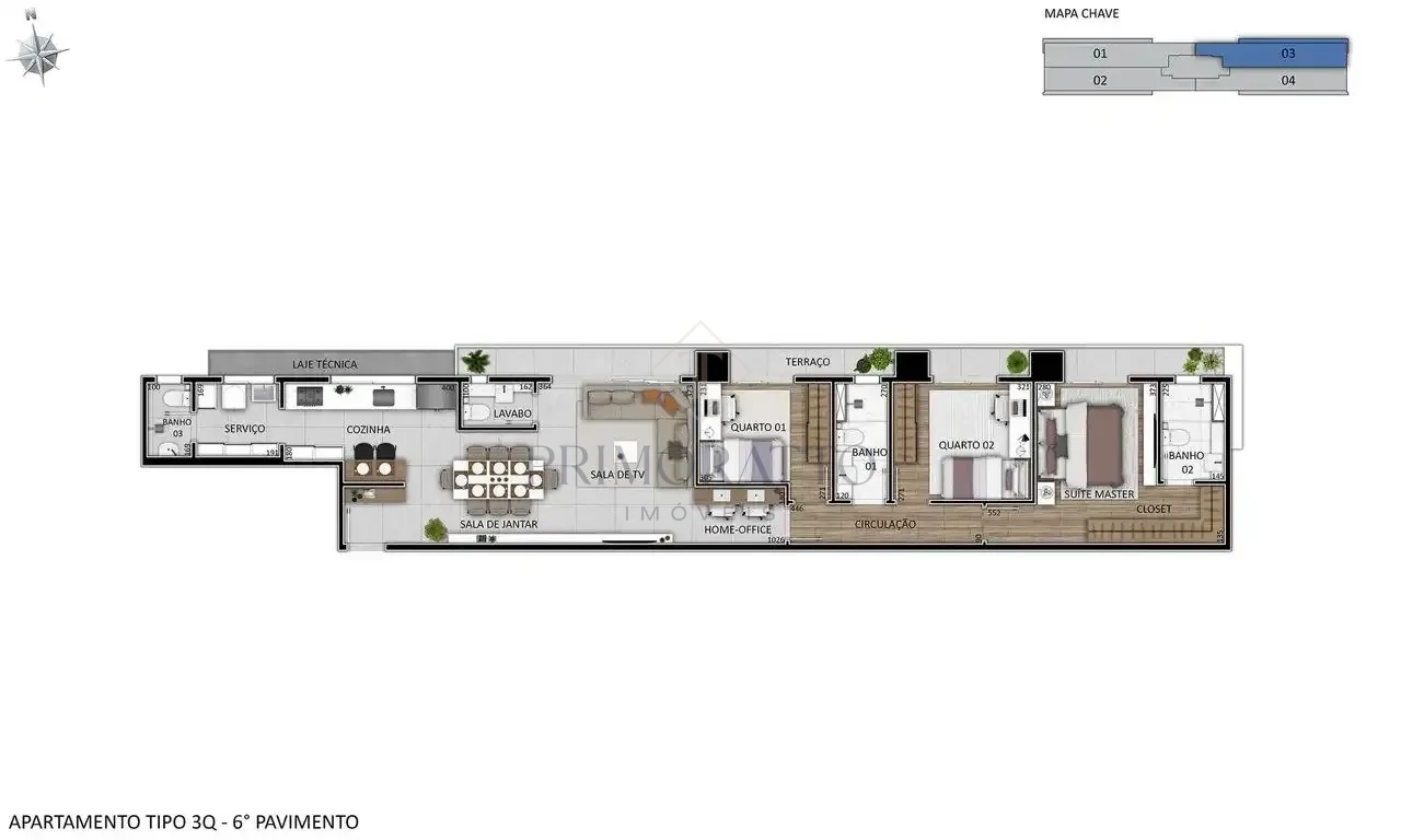 Apartamento · 6º Pavimento