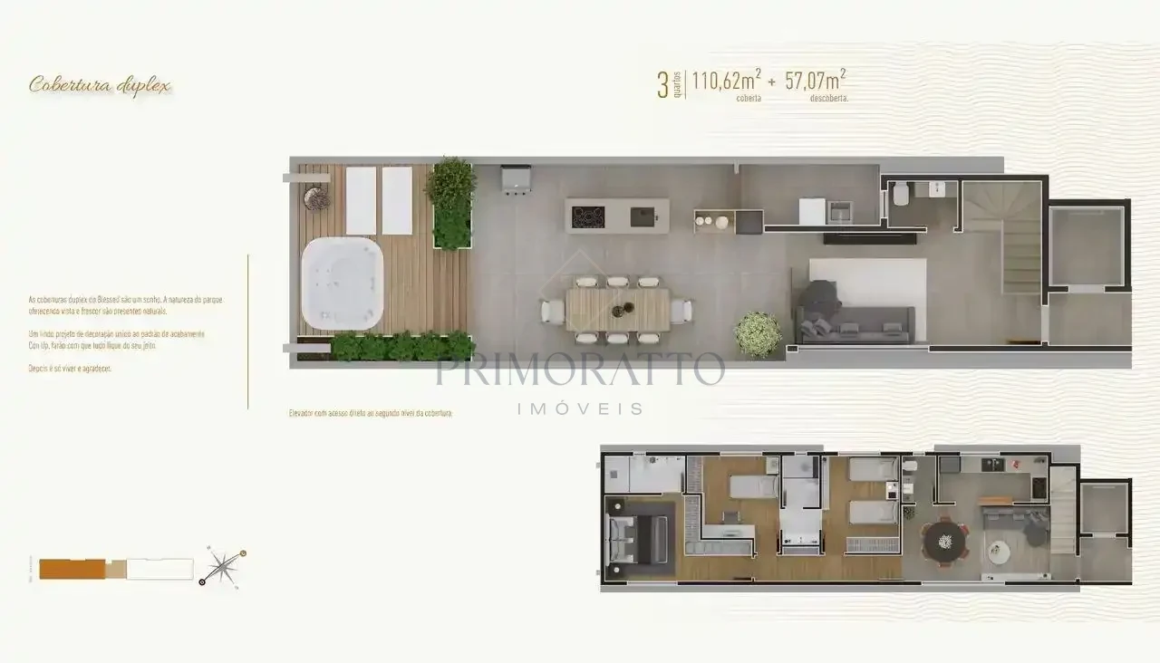 Cobertura Duplex