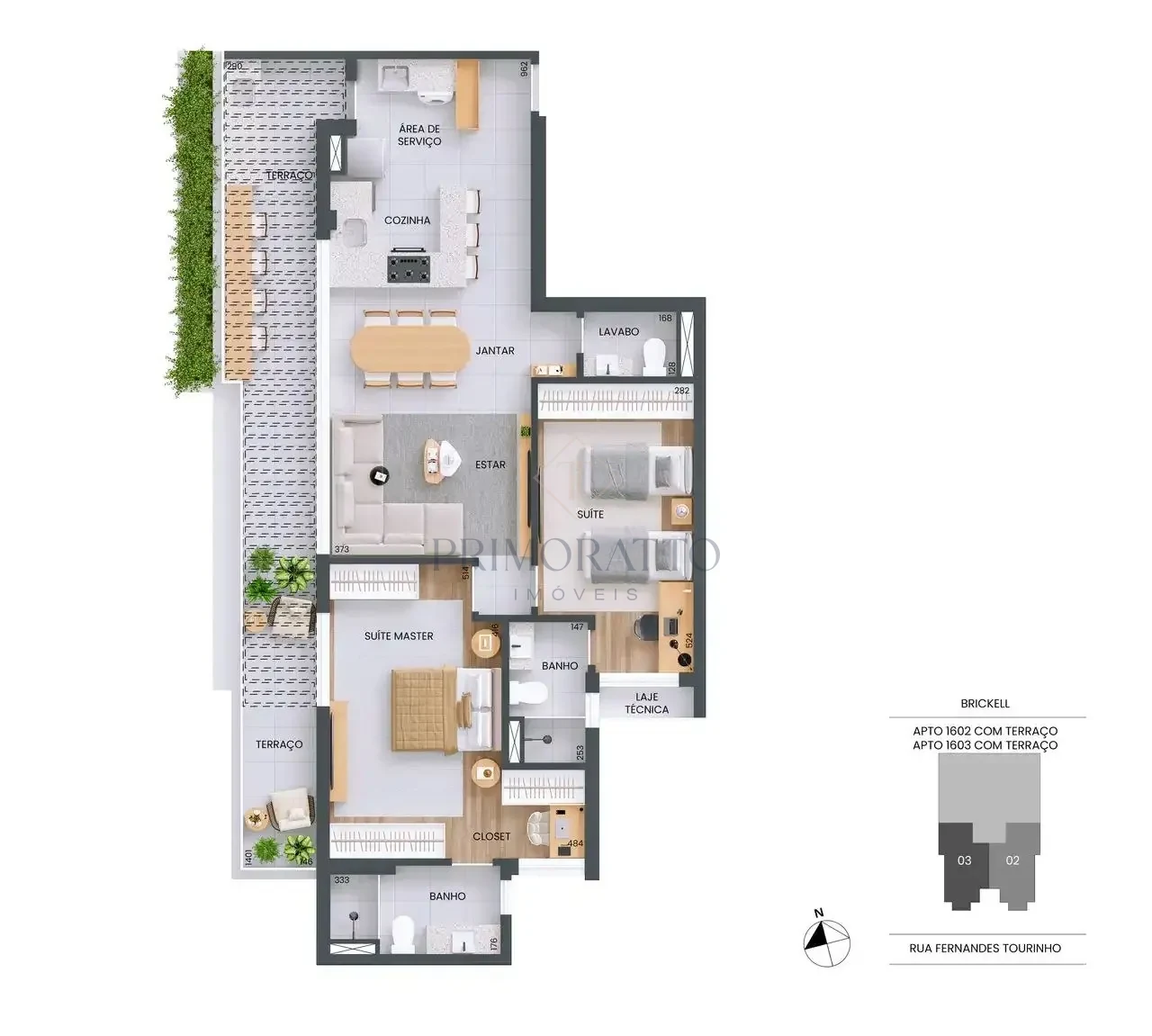 Apartamento 1603 106m