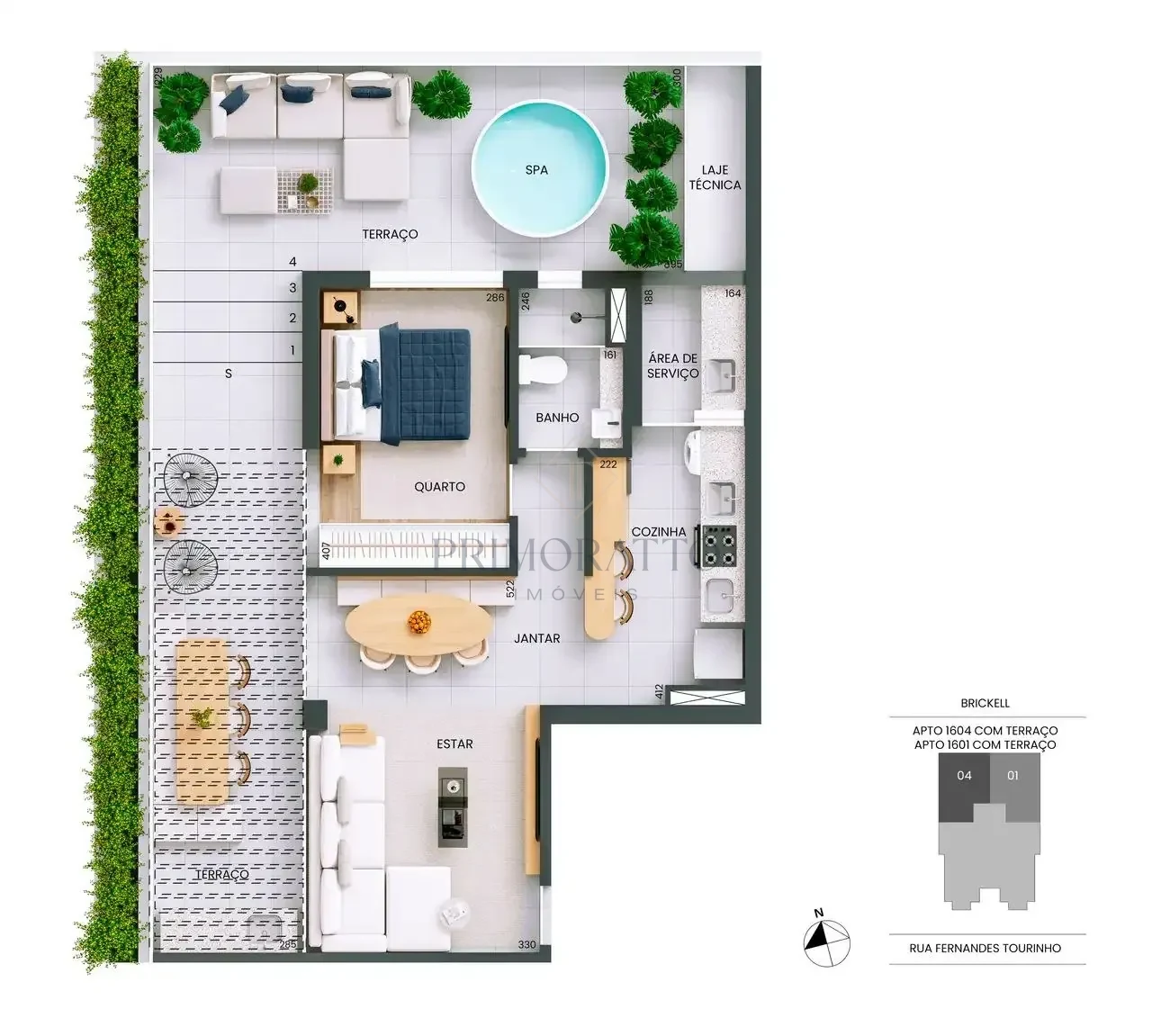 Apartamento 1604 101m