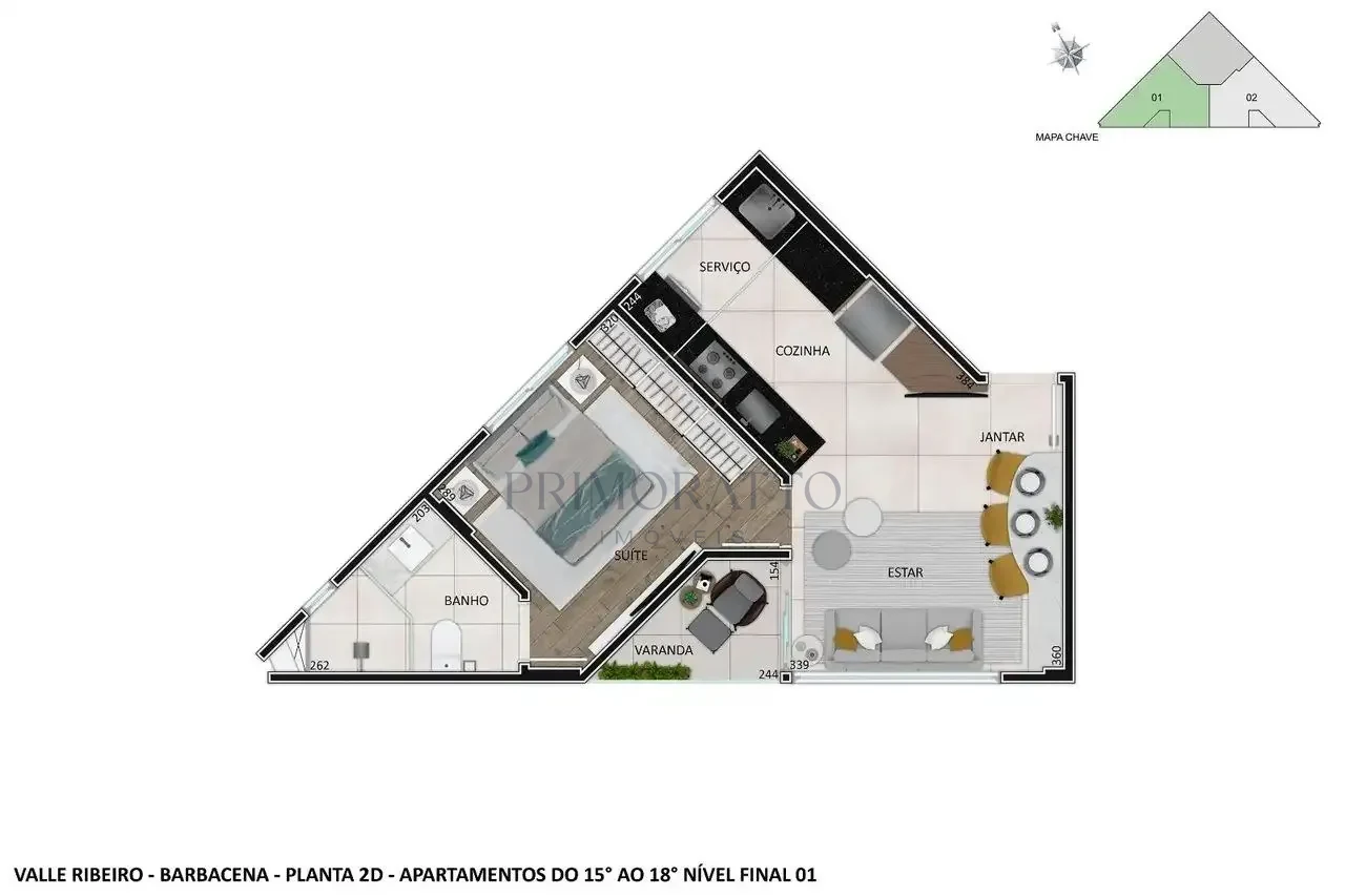 Apartamento Tipo Final 01 1 Qto