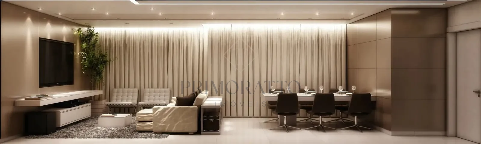 Sala de Estar e Jantar