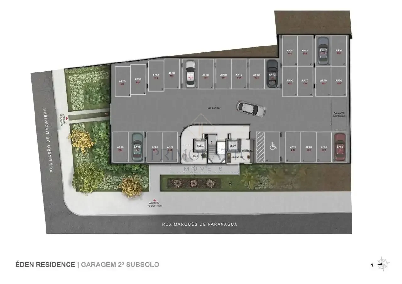 Garagem — 2º Subsolo