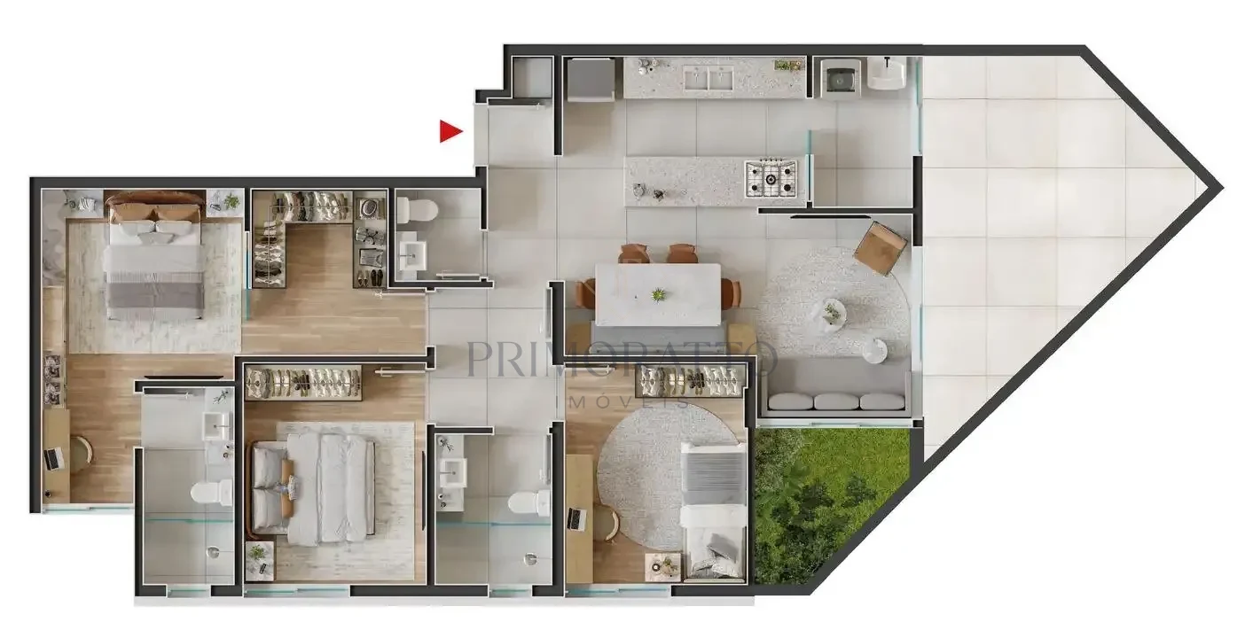 Apartamento 101 · Terraço