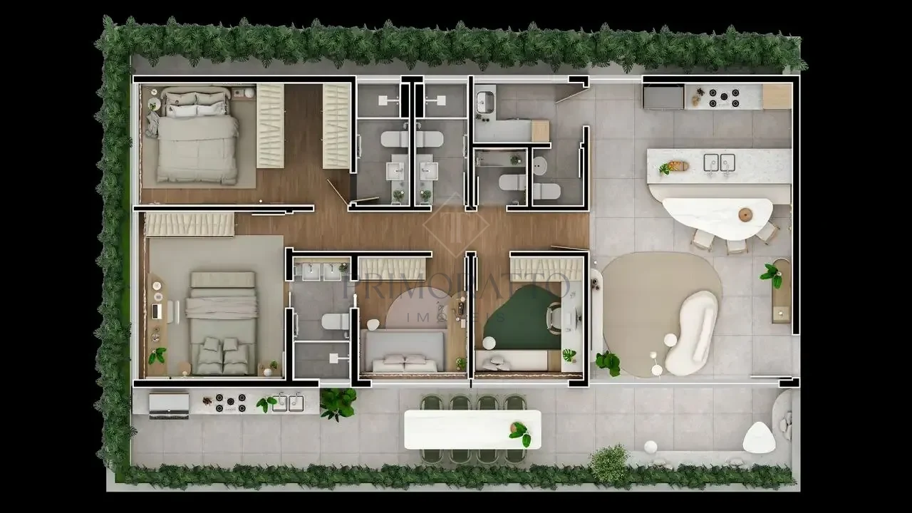 Apartamento Com Area Privativa Opcao 01