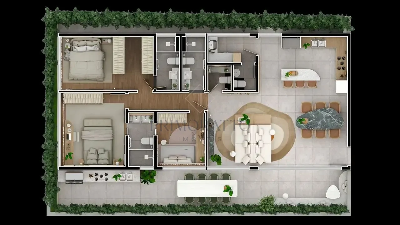 Apartamento Com Area Privativa Opcao 02