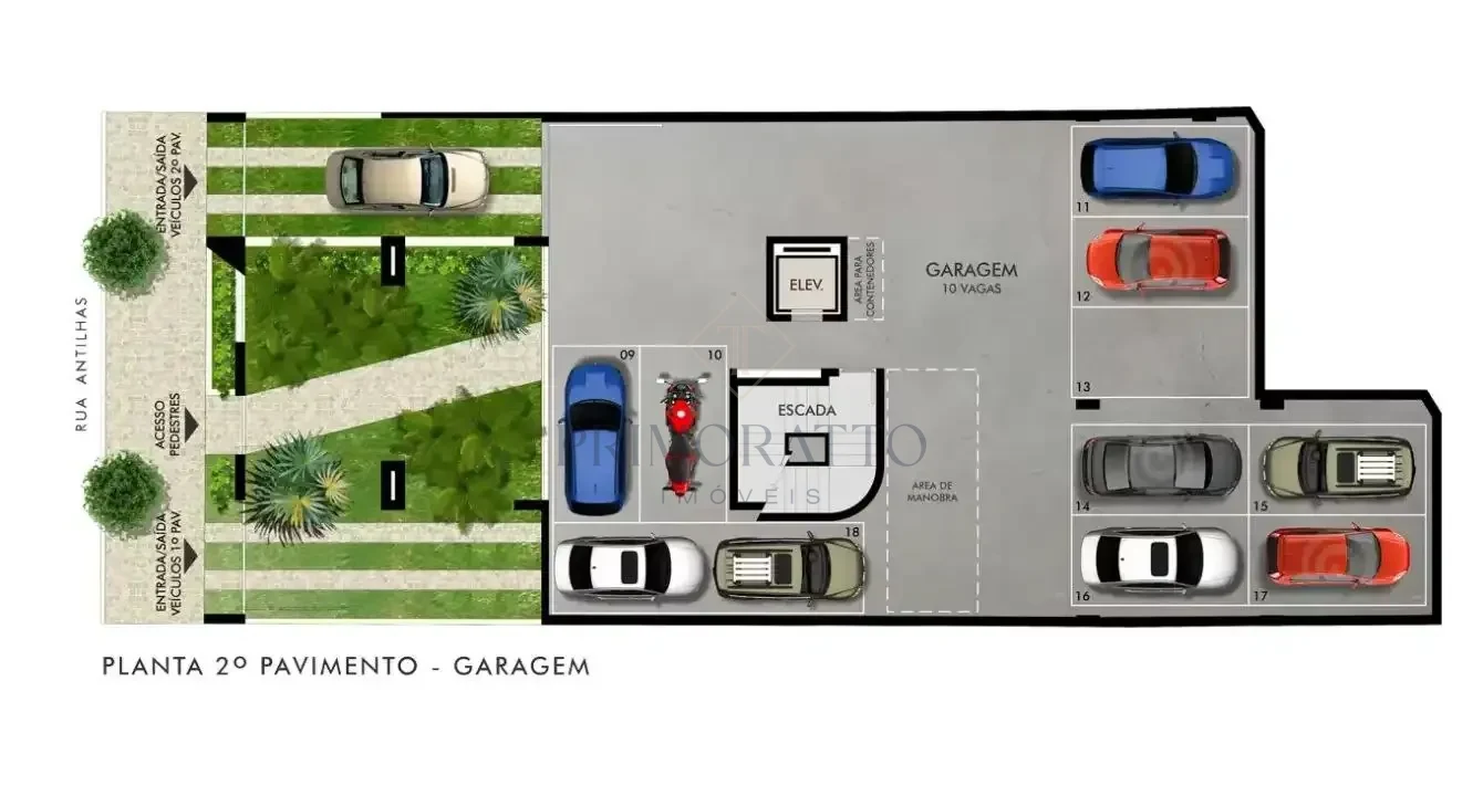 Garagem 2 Pavimento