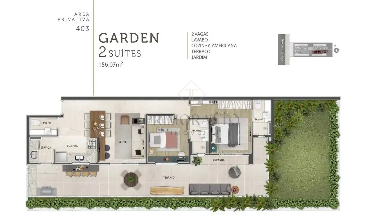 Apartamento Com Area Privativa 403