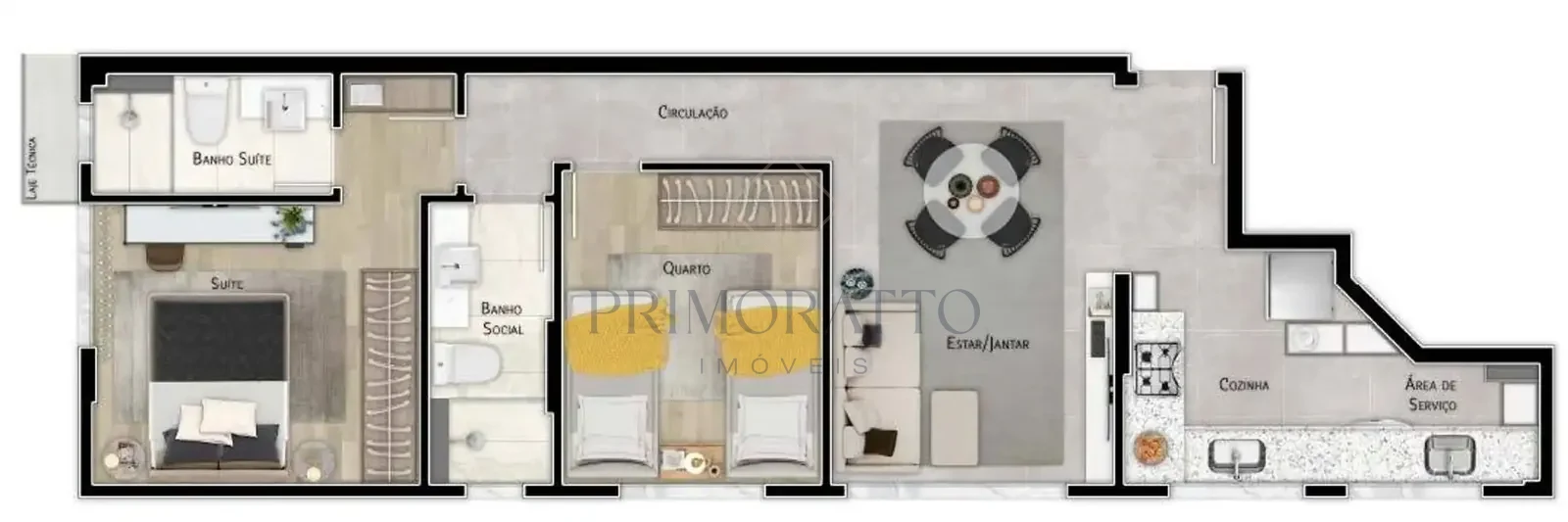 Apartamento Tipo 501 A 901