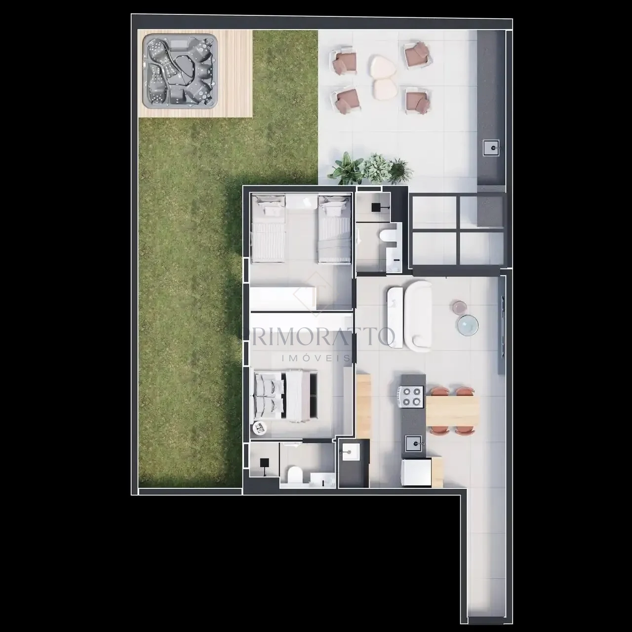 Apartamento Com Area Privativa