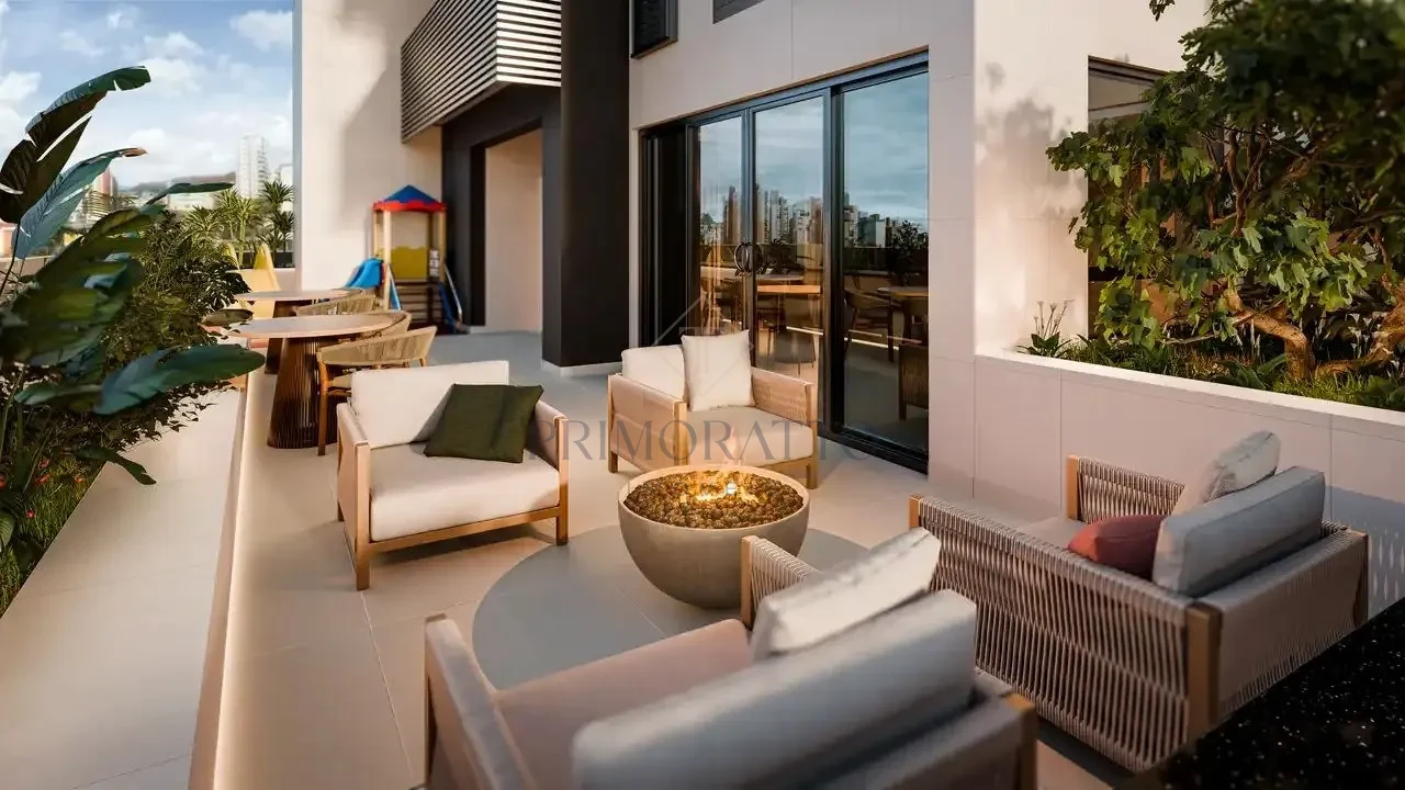 Terraço com Fogo de Chão