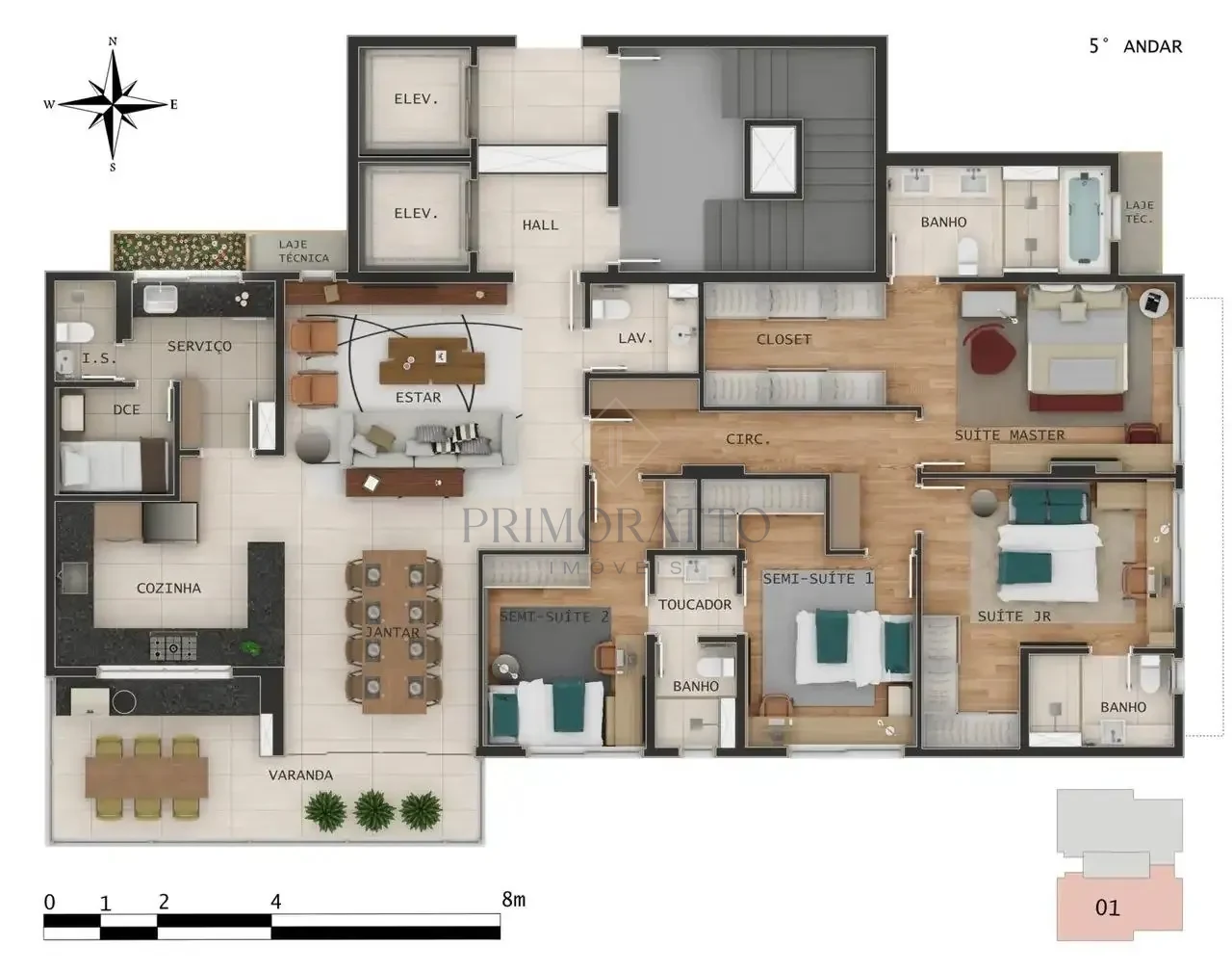 Apartamento Tipo 501