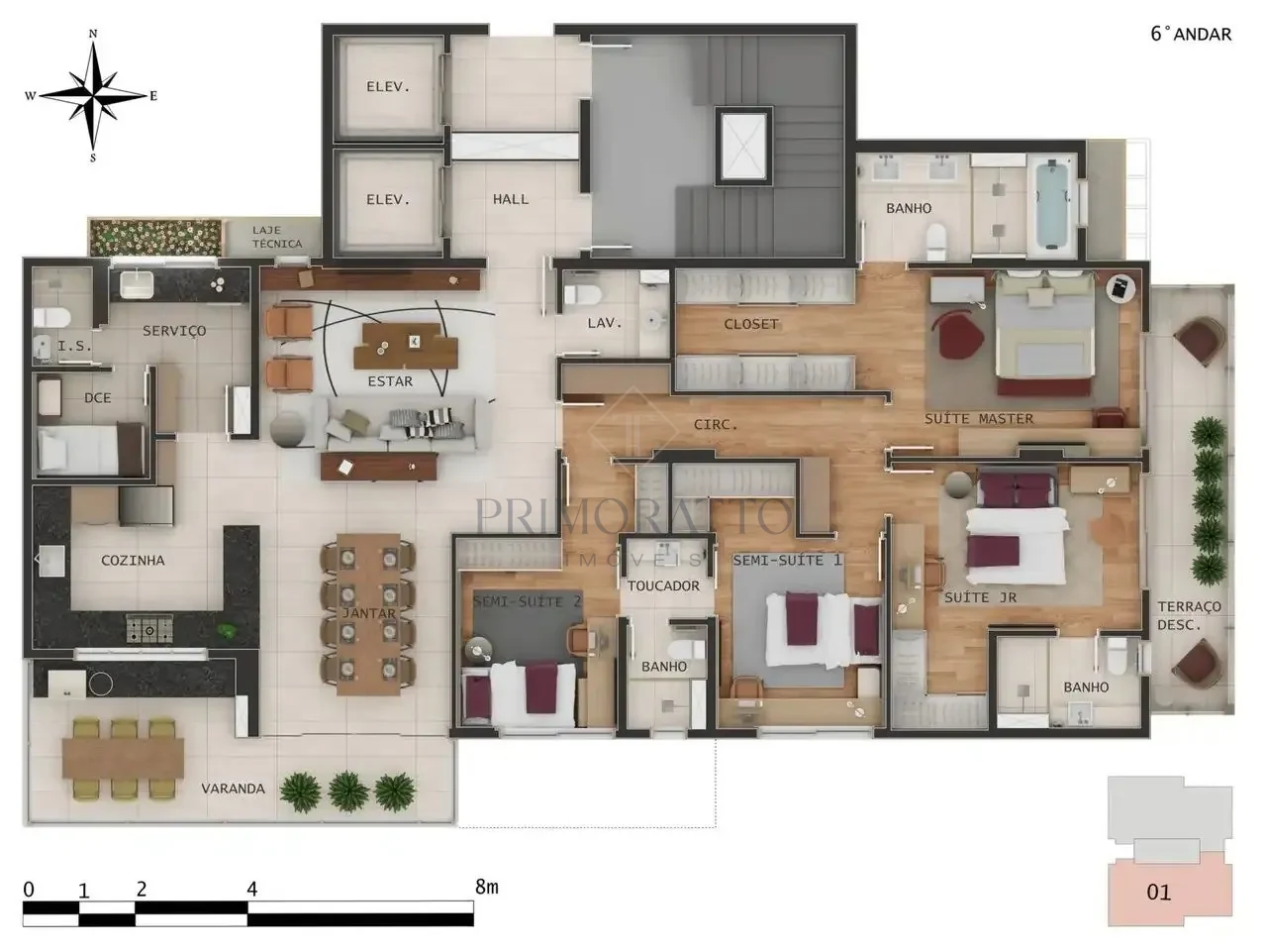 Apartamento Tipo 601