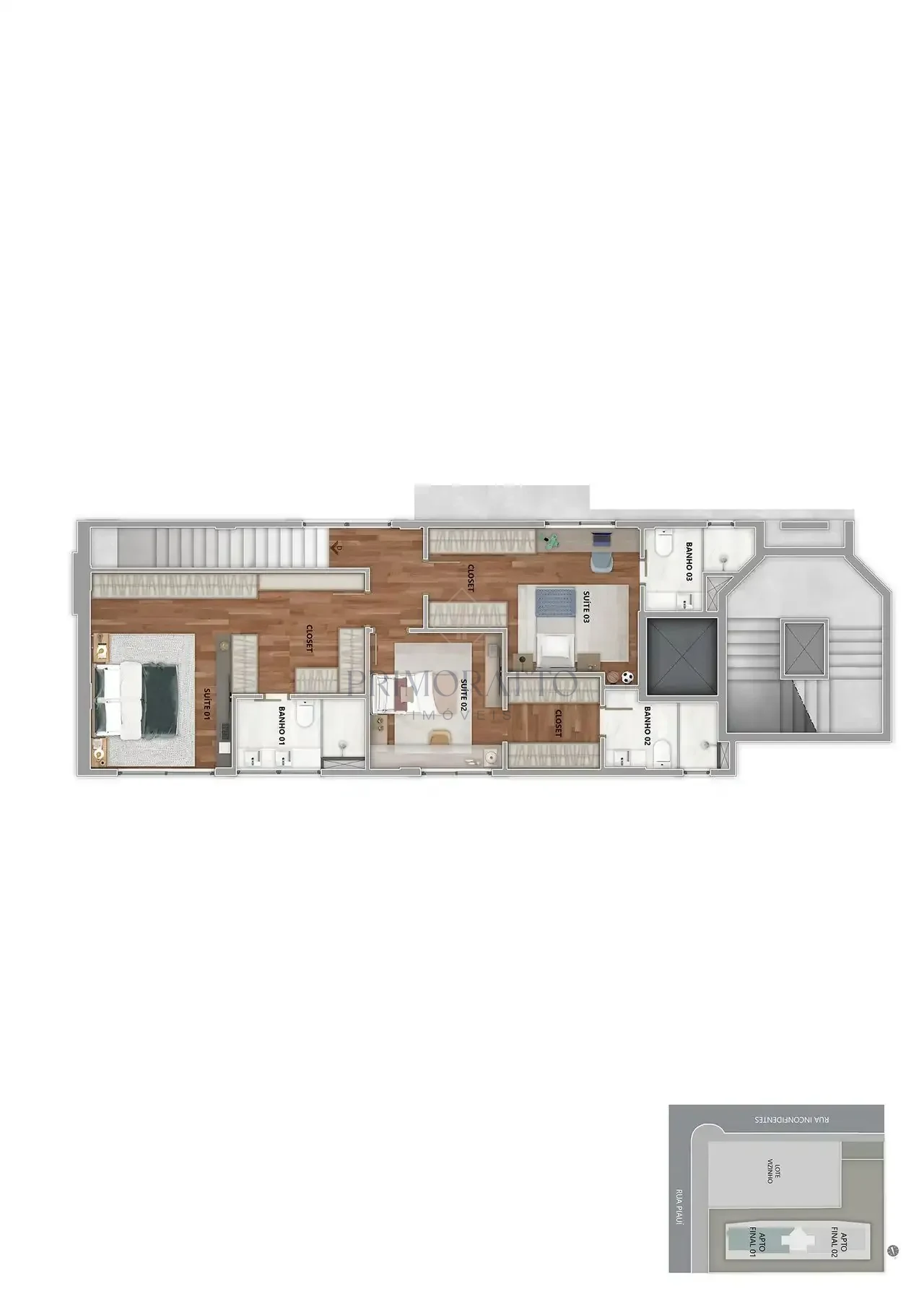 Duplex Garden — Pavimento