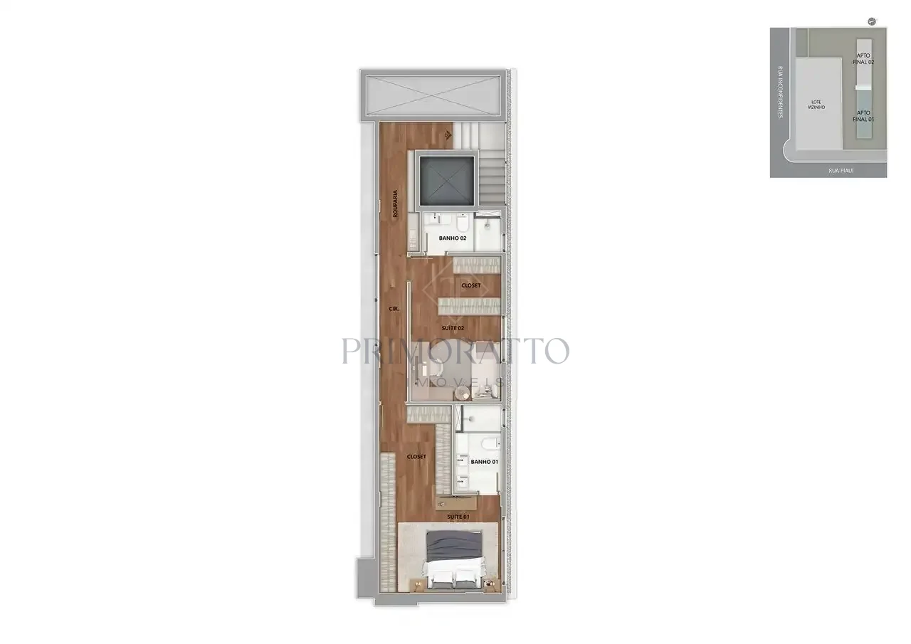Top House — Pavimento
