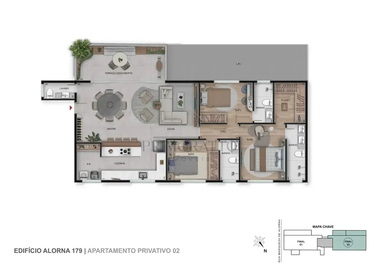 Apartamento Com Area Privativa 202