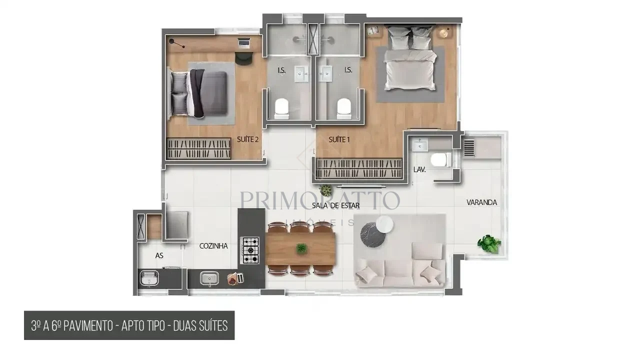 20 Vila Nova De Gaia Apartamento Tipo Duas Suites
